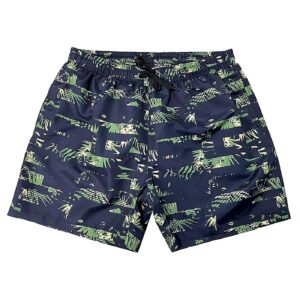 Μαγιό Ανδρικό Polyester Μπλε με Πράσινα Φύλλα  SummerTiempo 622976