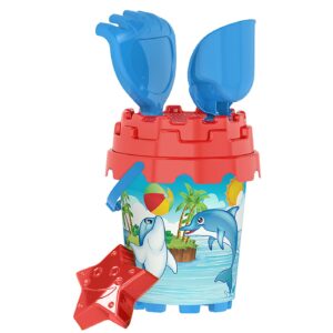 Κουβαδάκι Δελφίνια φ14cm σετ=5 τεμ Φ14cm SummerTiempo 622988