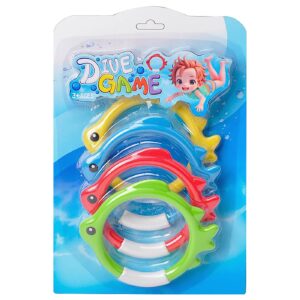 Παιχνίδι Πισίνας με Πλαστικά Κυκλάκια σετ 25x21cm SummerTiempo 623215