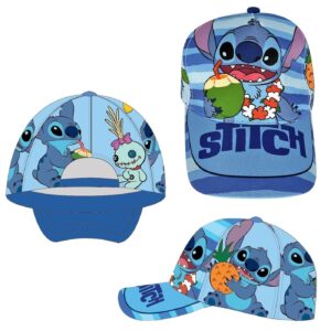 Καπέλο Παιδικό Τζόκευ Stitch boy uv Protection φ52cm & 54cm Stitch LIL24-1536-C