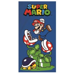 Πετσέτα Θαλάσσης Μικροίνες Super Mario 140x70cm Super Mario MAR36-5167