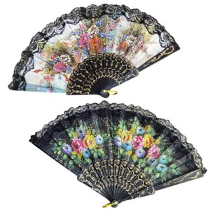 Βεντάλια Δαντέλα Φλοράλ 23cm SummerTiempo 62435