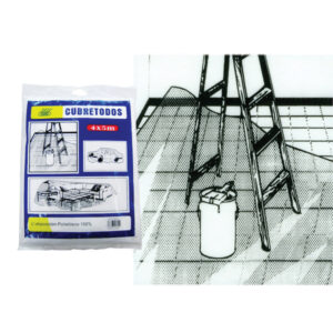 Νάιλον φύλλο κάλυψης μπογιατζήδων 5x4 μέτρα