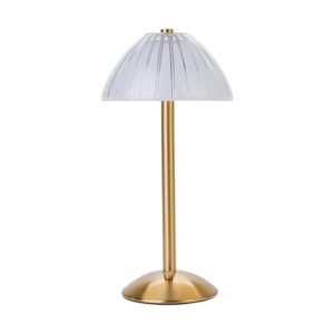 Επαναφορτιζόμενο επιτραπέζιο φωτιστικό LED - 43-6 - 430149 - Gold