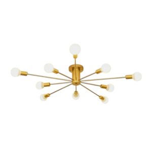 Φωτιστικό οροφής LED - 7021-10 - Gold - 431385