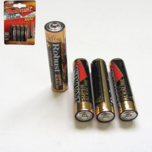 Συσκευασία 4 αλκαλικές μπαταρίες ΑΑΑ-R03