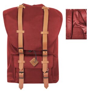 Τσάντα Πλάτης Ανατομική Κόκκινη 43x28x15cm JustNote 702306