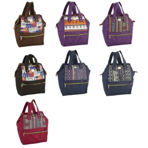 Τσάντα με Πλατύ Φερμουάρ-Σχέδιο 35x26x18cm JustNote 702368