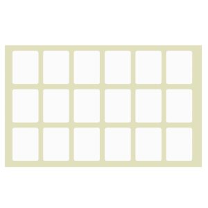 Ετικετάκια Λευκά Αυτοκόλλητα πακ=40φ Φύλλο=13x9cm JustNote 7051