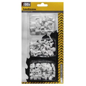 Στερεωτικά Καρφάκια Καλωδίων (Ρόκα) σετ=100τεμ  JustNote 703375