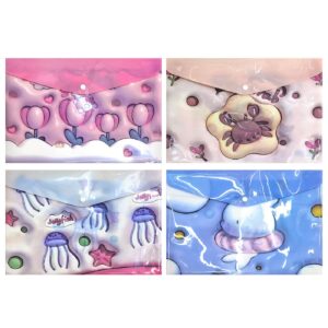 Φάκελος Κουμπί Α4 Μοντέρνα Σχέδια 35x25cm JustNote 703459