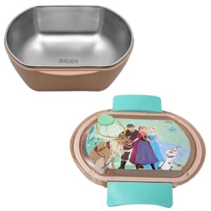 Δοχείο Φαγητού Stainless Steel & Πλαστικό pp 680ml Frozen 16,5x6,5x15cm 680ml Gim 551-43267