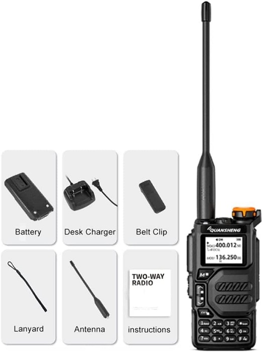 Φορητός πομποδέκτης UHF/VHF - UVK5 - Quansheng - 512153 - Image 4