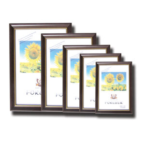 Επιτραπέζια-επιτοίχια πλαστική κορνίζα καφέ Α4 για πτυχίο 21Χ30