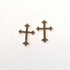 Σετ 50 μικρά μεταλλικά διακοσμητικά νυχιών - σταυροί
