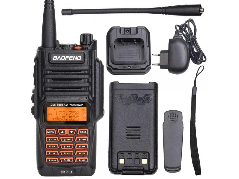 Φορητός πομποδέκτης - UHF/VHF - 8W - UV-9R - Baofeng - 563099 - Image 5