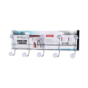 Μεταλλική κρεμάστρα πόρτας 5 θέσεων - 57615