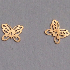 Σετ 50 μεταλλικά διακοσμητικά νυχιών πεταλούδες