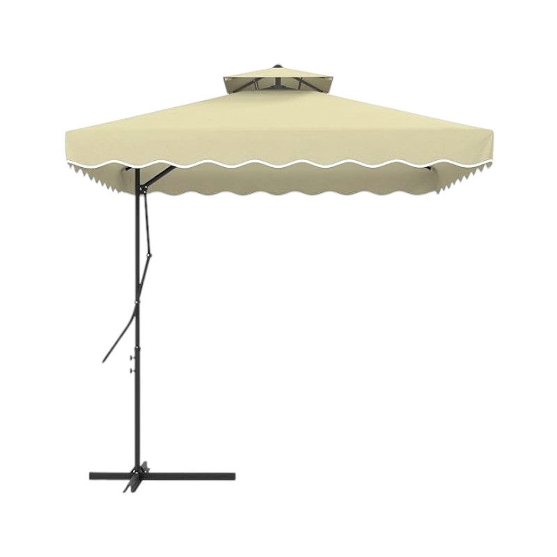 Ομπρέλα κήπου κρεμαστή - YB3099 - 585373 - Beige