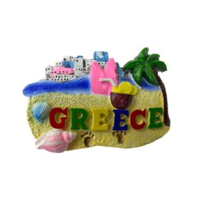 Tουριστικό μαγνητάκι Souvenir – Σετ 12pcs - Resin Magnet - Greece - 678064