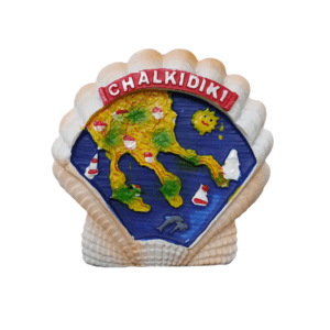 Tουριστικό μαγνητάκι Souvenir – Σετ 12pcs - Resin Magnet - Chalkidiki - 678074