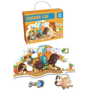 Παζλ Πατώματος 57 τεμ Τρακτέρ 23x18x6cm ToyMarkt 891867