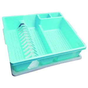 Πλαστική πιατοθήκη με βάση για νερά