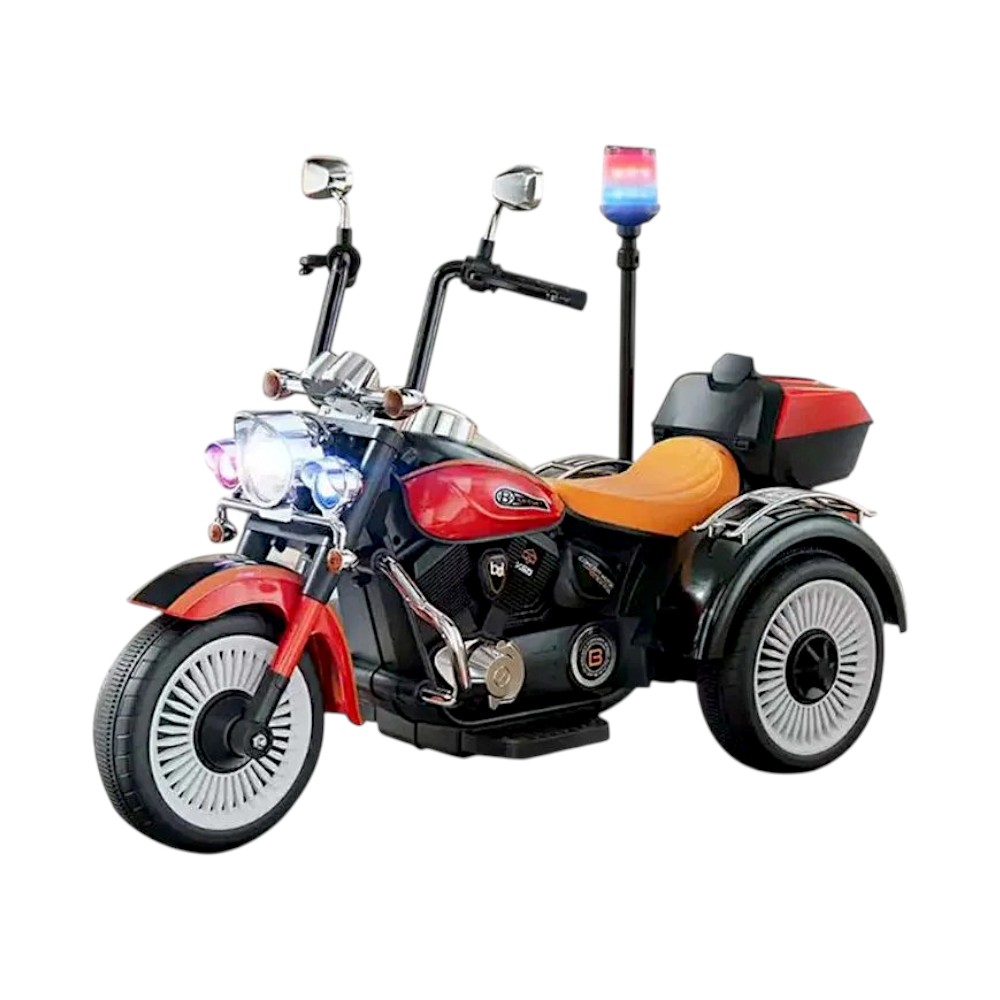 Παιδικό ηλεκτροκίνητο τρίκυκλο scooter με φάρο - BJQ-6388 - 701114 - Red