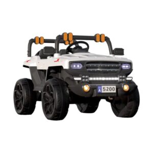 Παιδικό ηλεκτροκίνητο αυτοκίνητο Τζιπ με χειριστήριο - BLF-5200 - 701119 - White