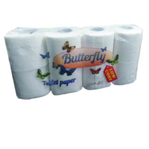 Σετ 8 ρολλά δίφυλλο χαρτί υγείας Butterfly 53gr