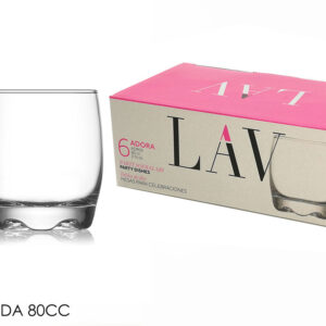 Σετ 6 ποτήρια λικέρ 80cc Adora