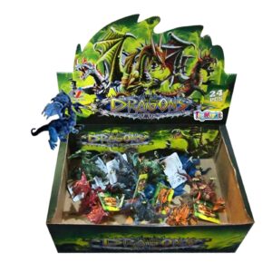 Δράκοι 13cm 6σχ. 32x20cm ToyMarkt 911057