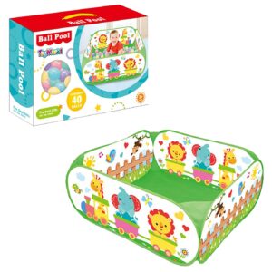 Ανοιχτή Σκηνή (πισίνα) & 40 Μπάλες 5.5cm 45x30x10cm ToyMarkt 913107