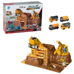 Εργοτάξιο με 1 Δομικό Όχημα 30x23x9cm ToyMarkt 913218