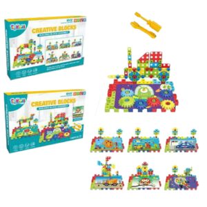 Σετ Εργαλεία diy 196 τεμ Creative Blocks 34x24x7cm ToyMarkt 913228