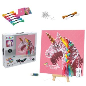 Σετ Χειροτεχνίας Μονόκερος 2in1 με φως & usb 20x20x3cm ToyMarkt 913322