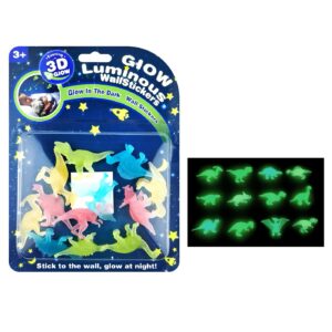 Φωσφορίζοντα Δεινοσαυράκια σε Καρτέλα 16x21x1,5cm ToyMarkt 913615