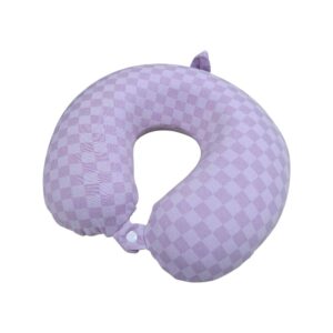 Μαξιλάρι αυχένα ταξιδίου - Memory Foam - 71887 - Purple
