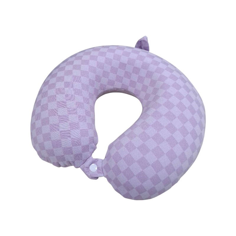 Μαξιλάρι αυχένα ταξιδίου - Memory Foam - 71887 - Purple