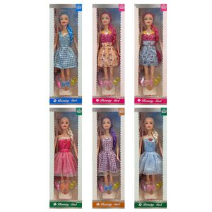 Κούκλα 28cm Καλοκαιρινό Φόρεμα 10x32x4cm ToyMarkt 922112