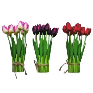 Γλαστράκι με Τουλίπες 26x6cm Bunny's 932071