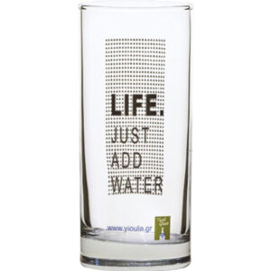 Σετ 6 ποτήρια νερού 27cl Life Just Add Water