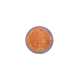 Πορτοκαλί παγιέτες κλωστές διακοσμητικά νυχιών