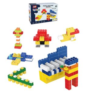 Κουτί 400 τεμ Τουβλάκια 22x15χ8cm ToyMarkt 95421