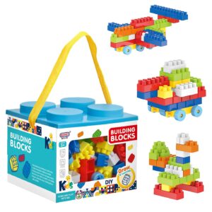 Τουβλάκια σε Κουτί Κύβο 100τεμ 15x15x13cm ToyMarkt 95450