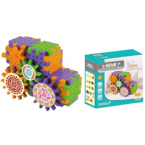 Τουβλάκια Γρανάζια Φορτηγό 70 τεμ 19x19x9cm ToyMarkt 95458