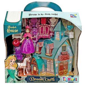Μικρό Κάστρο με Άλογο & Κουκλίτσα 23x23x8cm ToyMarkt 971227
