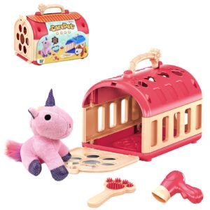 Mini pet Μονόκερως 4 τεμ σε Καλάθι 16x11x11cm ToyMarkt 971294
