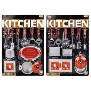 Κουζινικα νέο σετ σε Καρτέλα 29x43x7cm ToyMarkt 971344