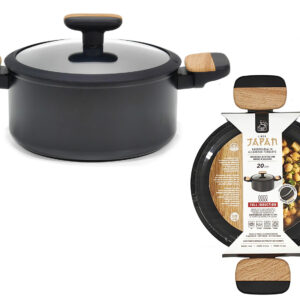 Κατσαρόλα σφυρήλατη αλουμινίου αντικολλητική 20cm "Japan"